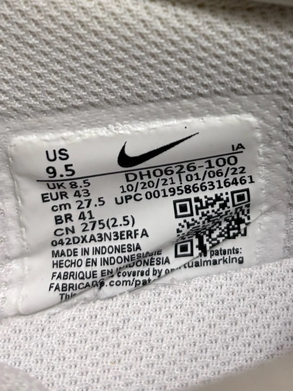 Nike Court Air Zoom Lite 3 DV3258-101 Tennis Shoes Men's White Leather mens 9.5